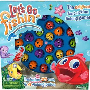 Let's Go Fishin' Game by Pressman - The Original Fast-Action Fishing Game!